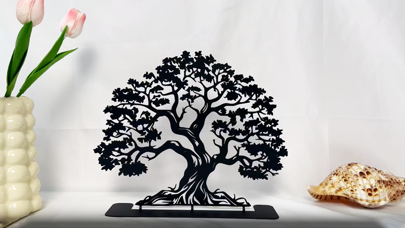 Metal Tree of Life Table Top Decor, Tree of Life Sculptures Tabletop, Metal Trees Tabletop Decor, Kitchen Table Centerpiece, Nature Artwork for Home, Spiritual Space