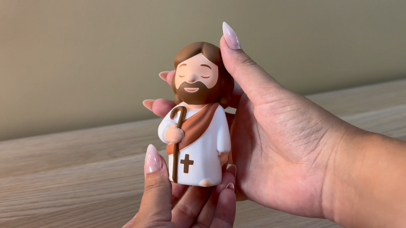 4" Jesus Squishy, Small Jesus Figure, Christian Gifts for Women
