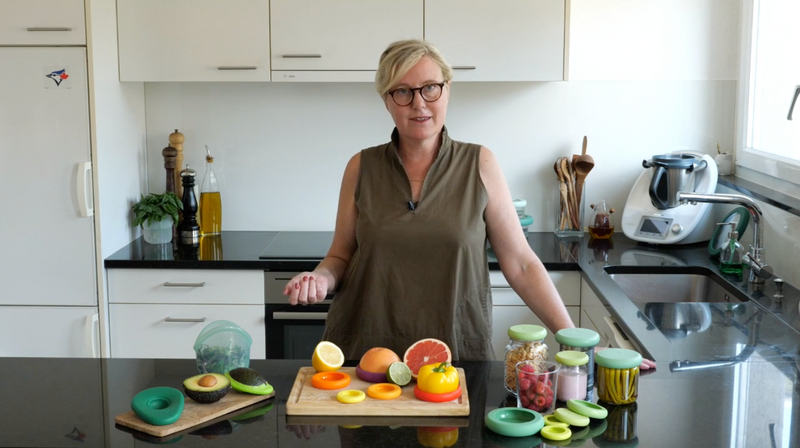 Food Huggers Replacement Lids for Glass Storage Containers | Silicone & Glass Lids that Don’t Crack | Fits Most Round Container Brands & Bowls | 100% Plastic Free | 3 Lid Set (XS,S,M), Terracotta 3 Lid Set (XS,S,M)