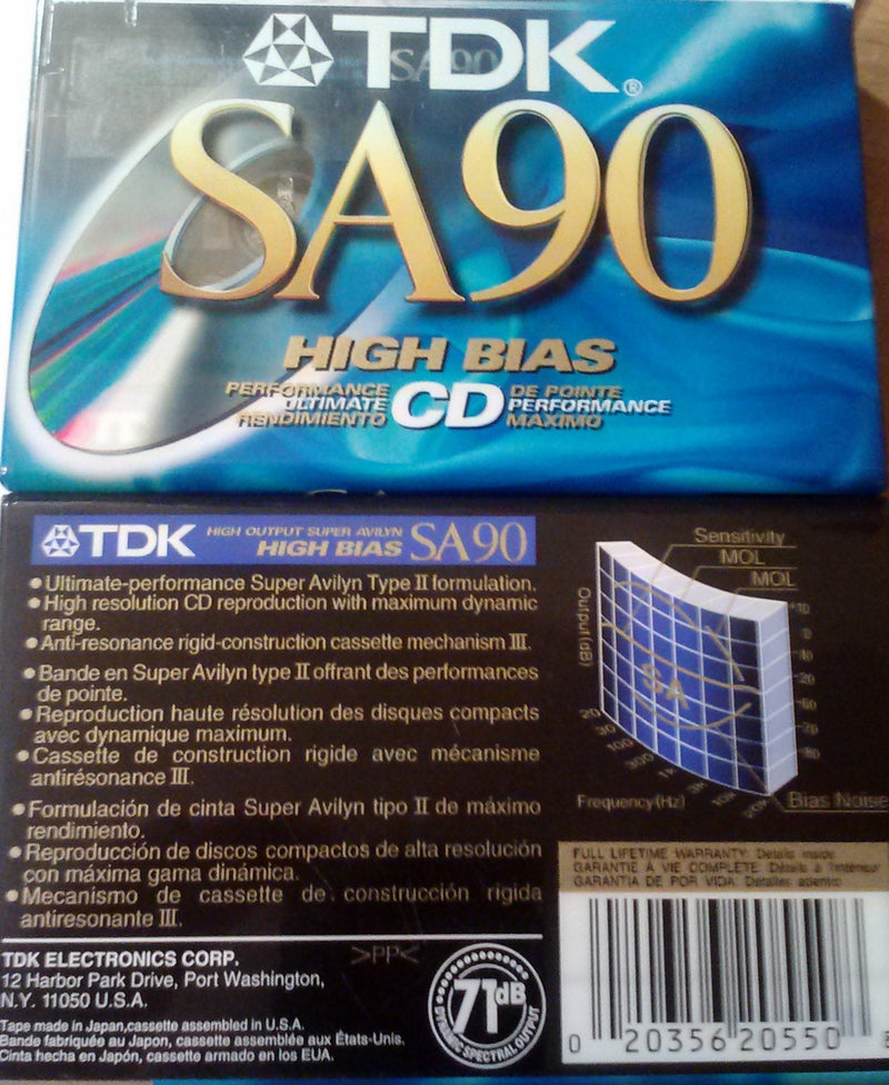 [Australia - AusPower] - TDK SA90 High Bias Tape - 2 Pack 