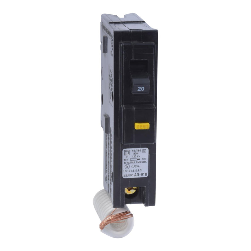 [Australia - AusPower] - Square D by Schneider Electric HOM120GFICP Homeline Circuit Breaker 20 Amp 120 V Cd3, Pack of 1, As Shown in The Image 