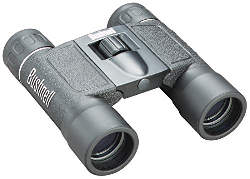 Bushnell 10x25 Powerview Binoculars, Compact Folding Roof Prism, for Adults and Kids, Concerts, Birdwatching, Hiking, Sports, Rubber Armor (132516C)