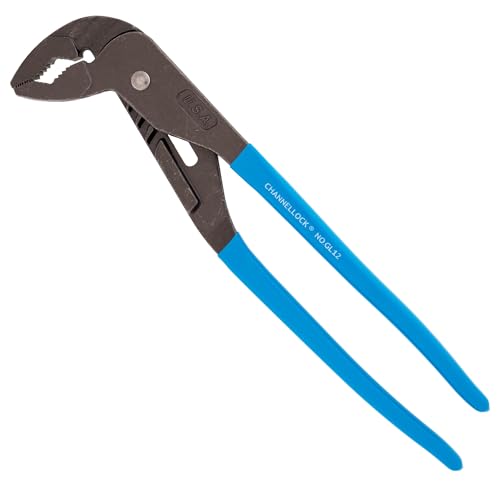 Channellock GL12 12.5-inch tongue-and-groove utility pliers with blue handles
