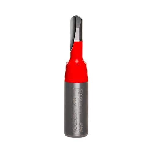 Freud 18-114 1/8-inch radius round nose bit with 1/2-inch shank and red Perma-Shield coating