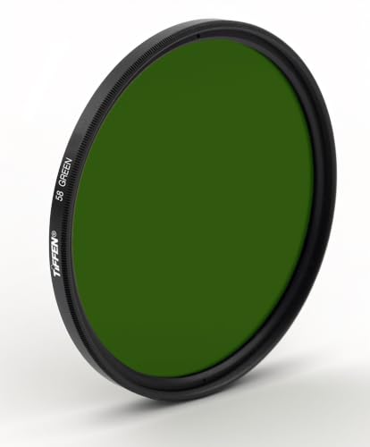 Tiffen 49mm Green 58 Camera Lens Filter - Enhance Black & White Photography 58 Green