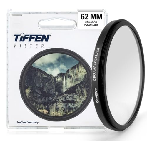 Tiffen 62mm CPL Circular Polarizing Filter Reduce Glare & Reflections