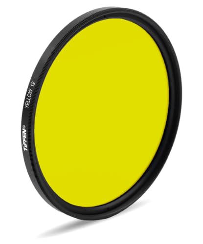 Tiffen 67mm Yellow 12 Camera Lens Filter for Black & White Photography