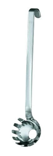 Rosle Stainless Steel Hook Handled Spaghetti Ladle, 7.8-inch Spaghetti (Hooked Handle)