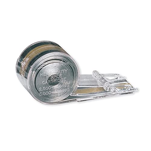 Swingline premium staple cartridge with 5,000 jam-free 3/8-inch staples for heavy-duty staplers