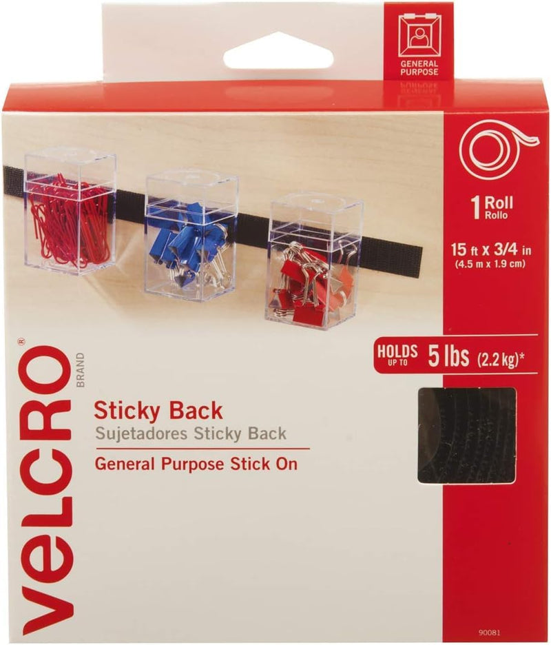 [Australia - AusPower] - VELCRO Brand Tape, Black 15ft 
