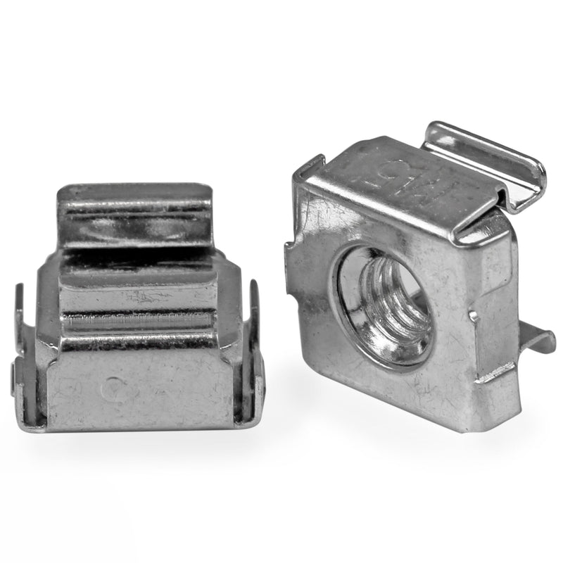 [Australia - AusPower] - StarTech.com 50 Pkg M5 Cage Nuts for Server Rack Cabinets - M5 cage nuts - Rack cage nuts - cage nuts (CABCAGENUTS) 50x M5 Silver Cage Nuts 