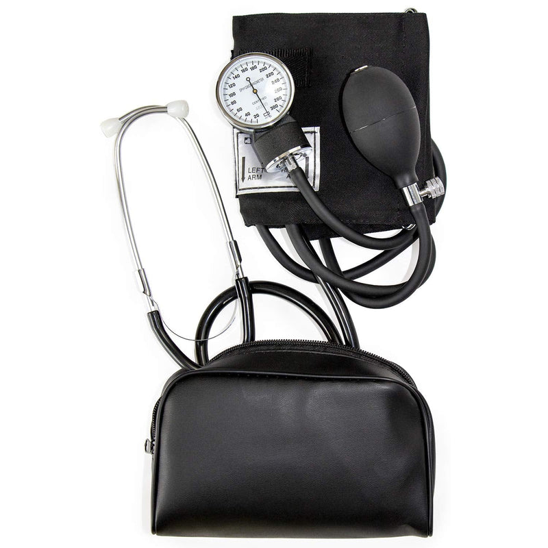 [Australia - AusPower] - HealthSmart Manual Blood Pressure Monitor, Self Taking Blood Pressure Kit, With Standard Cuff Size 1 ADULT 