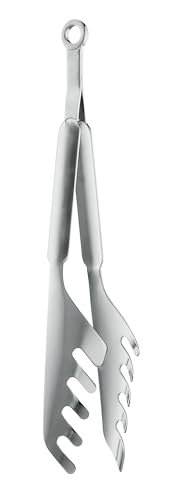 Rösle 12920 Stainless Steel Serving Spaghetti Tongs with Interlocking Prongs, 12.2 In, Silver 12.2"
