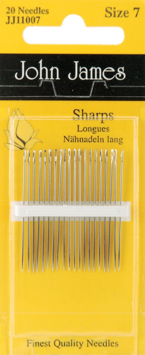 [Australia - AusPower] - John James Sharps Hand Needles-Size 7 20/Pkg, White 