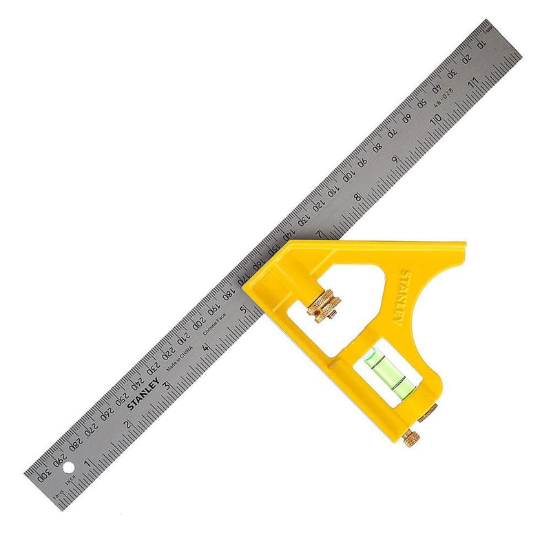 STANLEY 2-46-028 Combination Die Cast Square, 300mm/ 12'' 1 Multi-colour