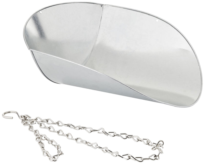 [Australia - AusPower] - Taylor Scale Scoop/Chain With Hanging Cradle, Steel, 20 lb 17 in W x 13 in L x 3 in H,Silver 