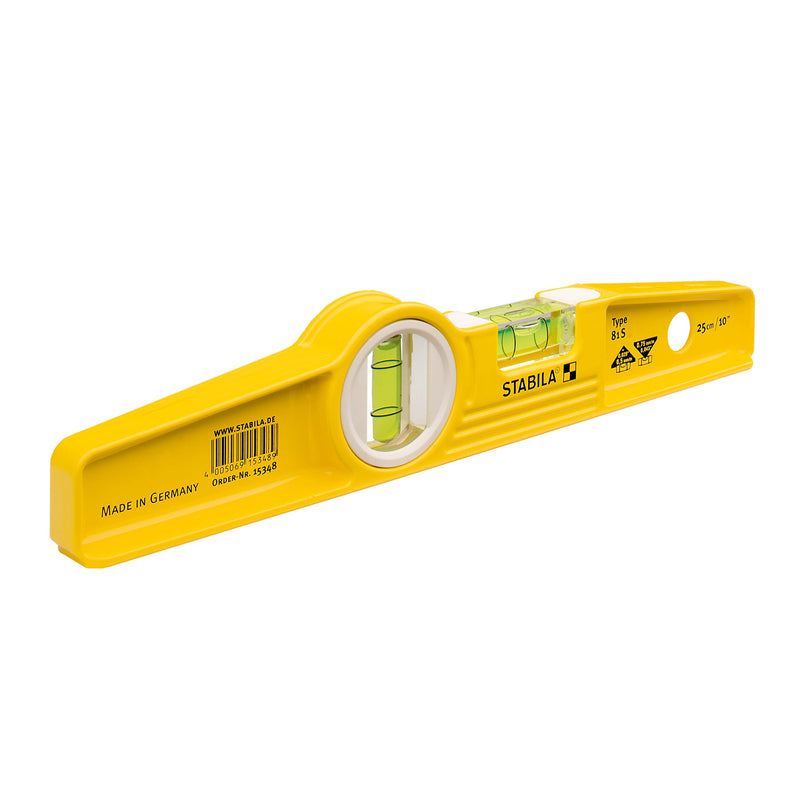 [Australia - AusPower] - Stabila 81s Level 25cm/10in 1500, without Rare-earth magnet system Multi Original Packaging 
