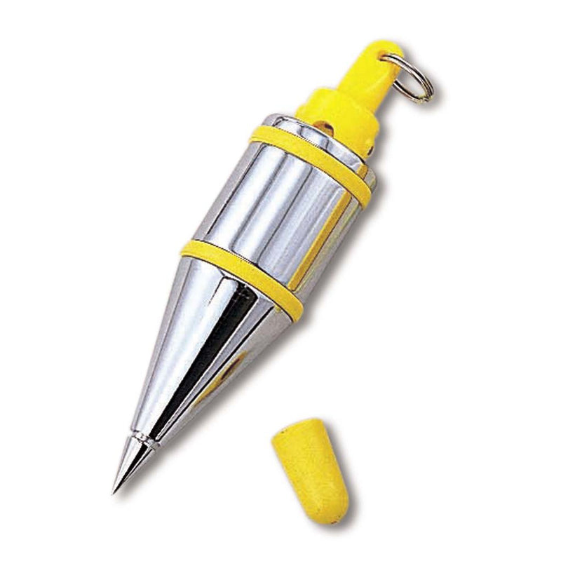 TAJIMA Plumb Bob - 14 oz (400g) Plumb-Rite with Quick-Stabilizing Cap & Embedded Bumpers - PQB-400 14-Ounce