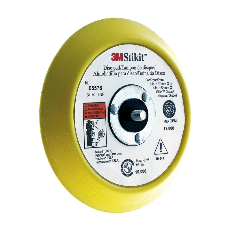 [Australia - AusPower] - 3M Stikit Disc Pad, 05576, 6 in, 3/4 in x 5/16-24 in, For PSA Discs, Sander, Durable Foam Body 