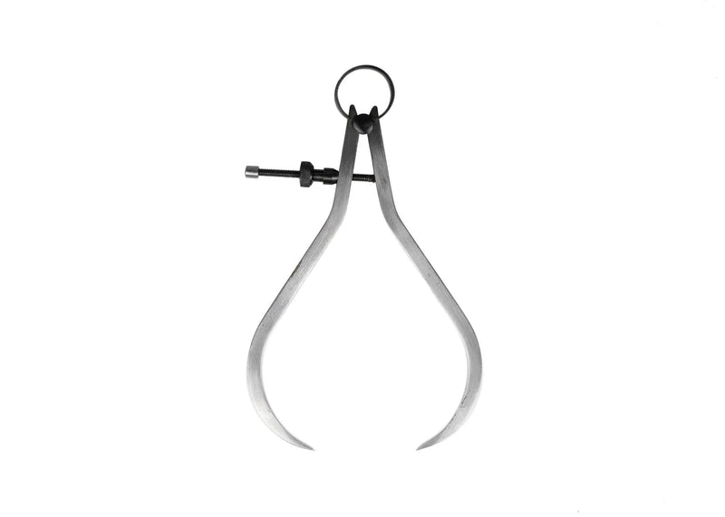 [Australia - AusPower] - PEC Tools Outside Spring Caliper, Quick Nut, Caliper Measuring Tool, Suitable for Woodworking Lathe Projects (8 inches) Outside-Quick Nut-8" 