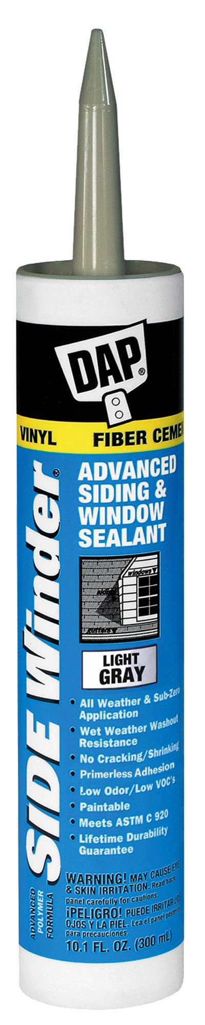 [Australia - AusPower] - DAP 00807 Winder 807 Advanced Polymer Siding and Window Sealant, 10.1 Oz, Cartridge, Light Gray, Grey 