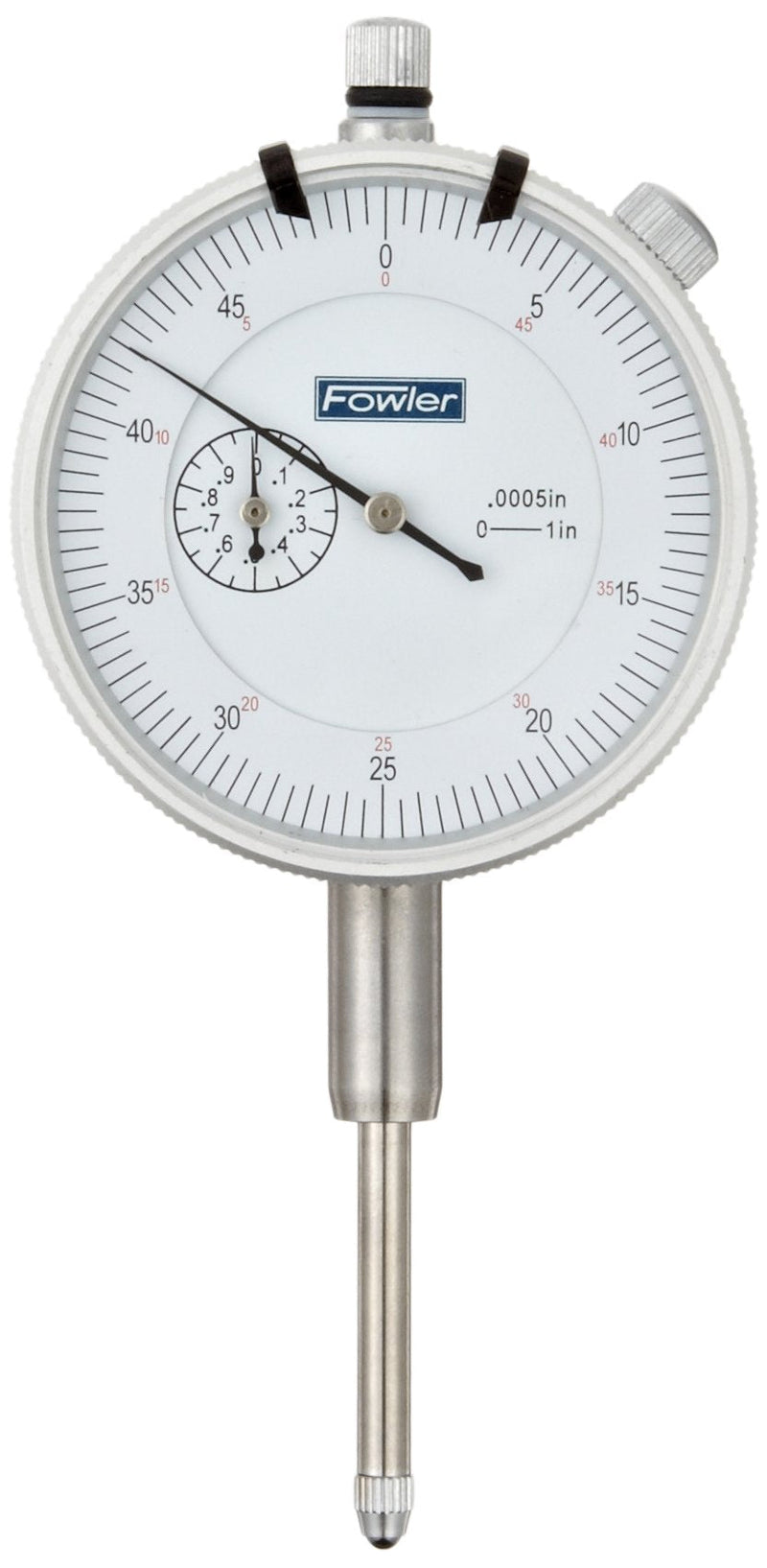 [Australia - AusPower] - Fowler 52-520-129-0 Premium Dial Indicator with 1" Measuring Range and White Dial 