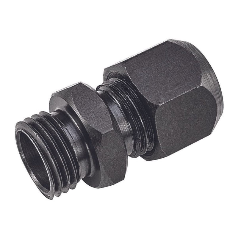 [Australia - AusPower] - Starrett Steel Dial Indicator Split Collet - 1/2-20NF Thread Size, 9/32" Thread Length, 375" (9.5mm) Diameter Through Hole for Indicator Stem, Black Finish - 25SC38 