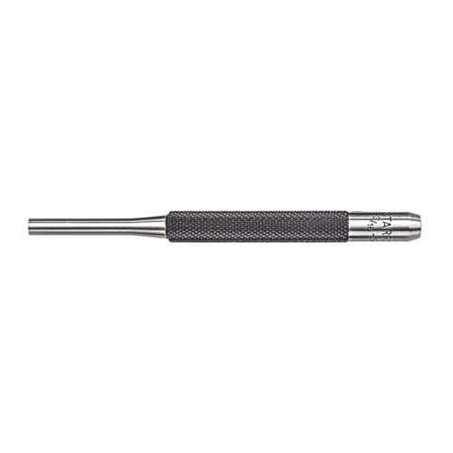 Starrett 4-inch drive pin punch with 3/16-inch diameter steel shaft