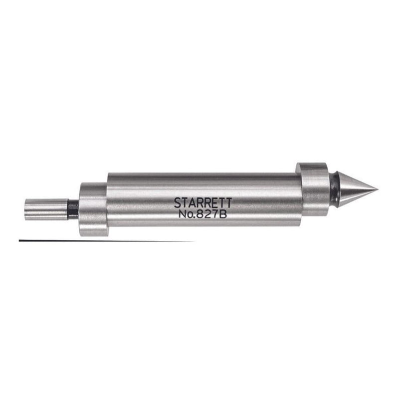 Starrett 827B Edge Finder Double Ended with Pointed Contact, 0.5 Inch Case Diameter, 0.2 Inch Contact Diameter