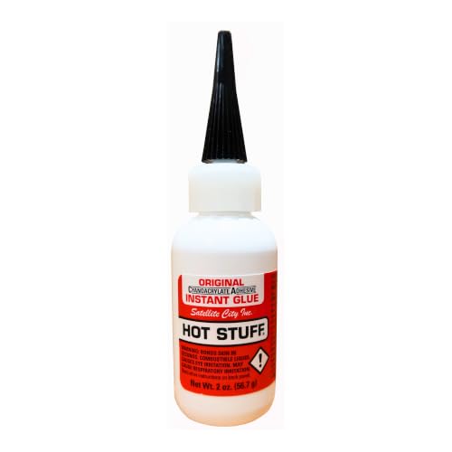Satellite City Hot Stuff Original Thin Instant CA Wood Glue, 2oz bottle
