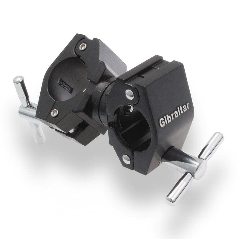 [Australia - AusPower] - Gibraltar Road Series Adjustable Right Angle Clamp, 1.5" Adjustable Drum Rack Clamp, 360-Degree Rotating Connection for Drum Rack Bars, with Secure Offset & Custom Angle Adjustment ,Black (SC-GRSAR) 2(h) x 7.5(w) x 10(l) inches 
