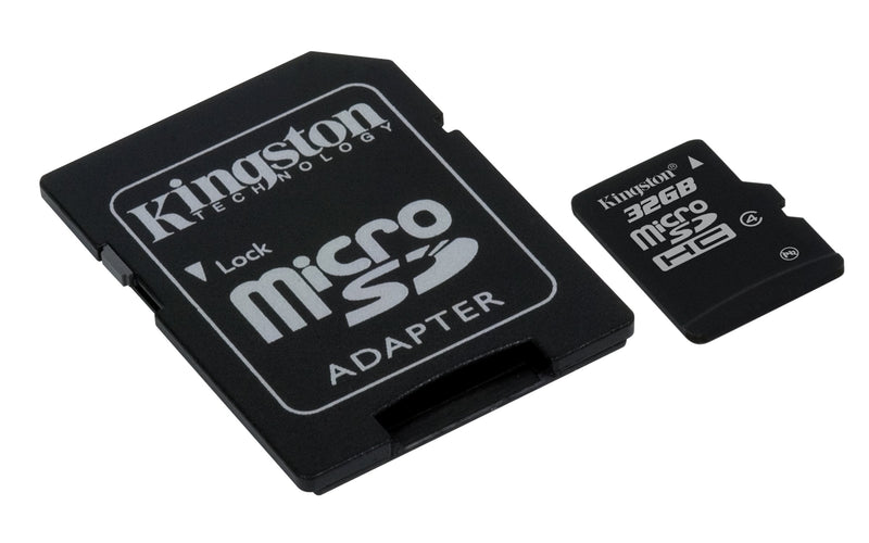 [Australia - AusPower] - Kingston Digital 32 GB microSDHC Flash Memory Card SDC4/32GB Standard Packaging 