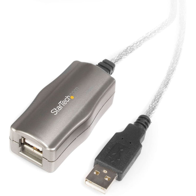 [Australia - AusPower] - StarTech.com 16 ft USB 2.0 Active Extension Cable - M/F - USB extension cable - USB (M) to USB (F) - USB 2.0 - 15 ft - active (USB2FAAEXT15) 