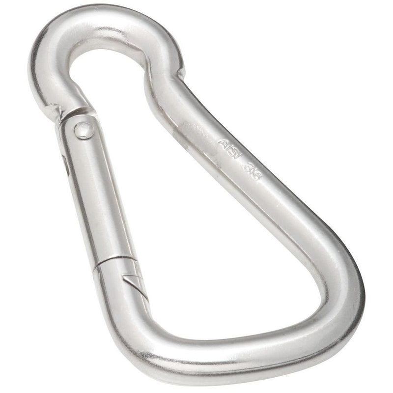 [Australia - AusPower] - National Hardware N262-402 3166BC Interlocking Spring Snap in Stainless Steel 7/16" x 3-1/4"- 9/16" Opening 