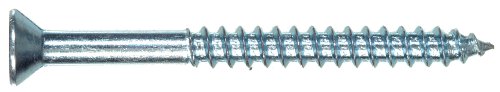 Hillman 10-inch x 3-inch flat head Phillips wood screws, 100-pack sealed in product packaging