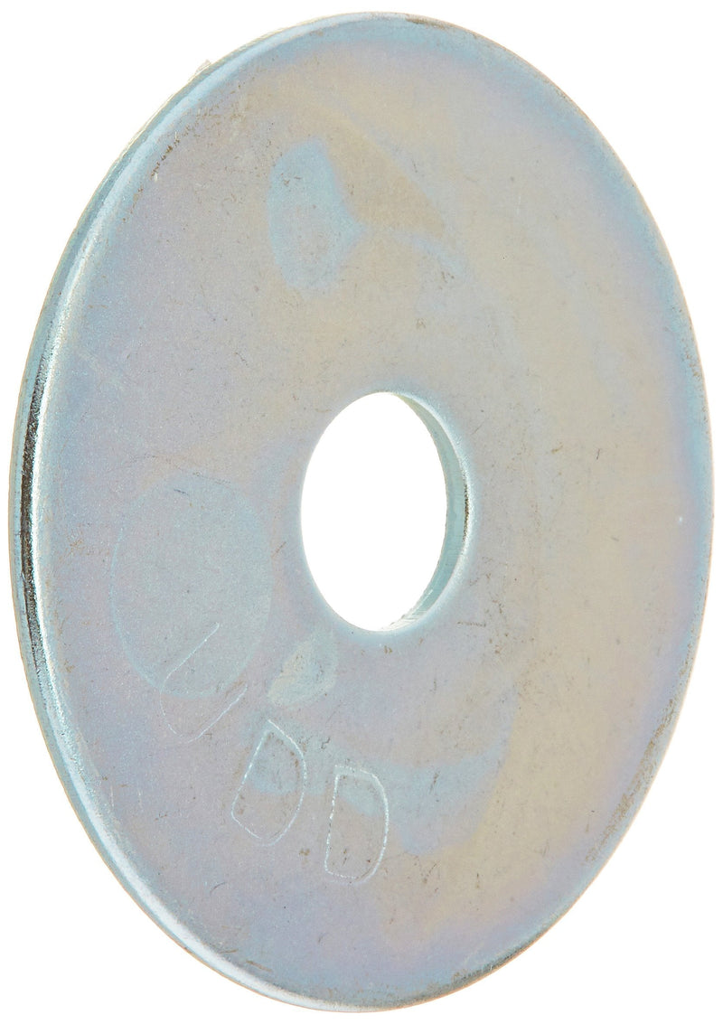 Hillman 100 Pcs Zinc Fender Washers (5/16" x 1-1/2") | Large OD Flat Washers for Bolts, Nuts & Screws | Zinc-Plated Steel Hardware for Sheet Metal, Wood & Fastening Projects 5/16 x 1-1/2"