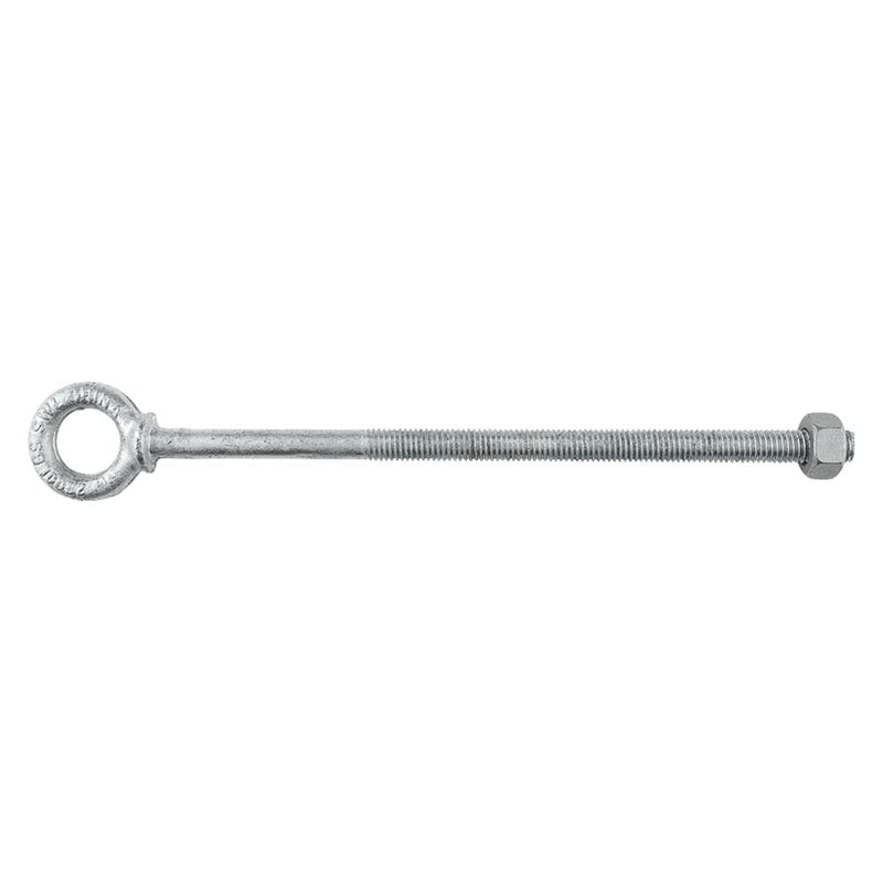 [Australia - AusPower] - National Hardware N245-183 3260BC Eye Bolt in Galvanized 1/2" x 10" 
