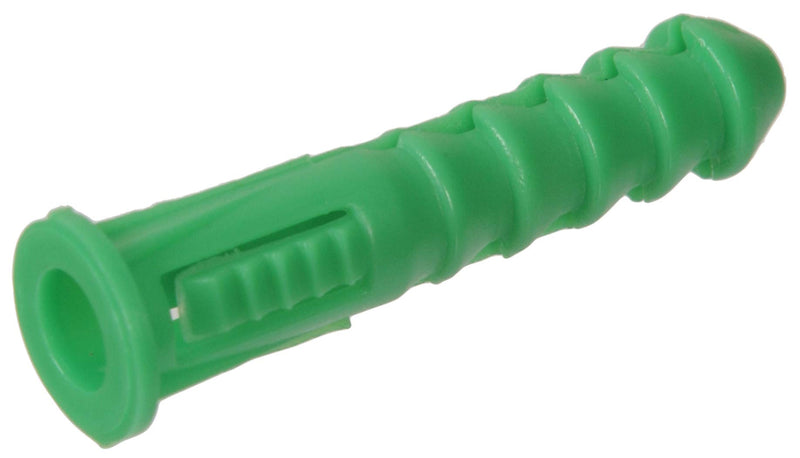 [Australia - AusPower] - Hillman 370332 Ribbed Plastic Anchor, 12-14-16 X 1-1/2-Inch, Green, 50-Pack 