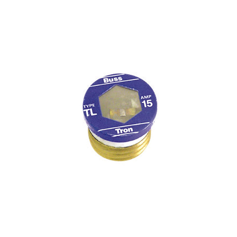 [Australia - AusPower] - Bussmann TL-15PK4 15 Amp Time Delay, Loaded Link Edison Base Plug Fuse, 125V UL Listed, 4-Pack 