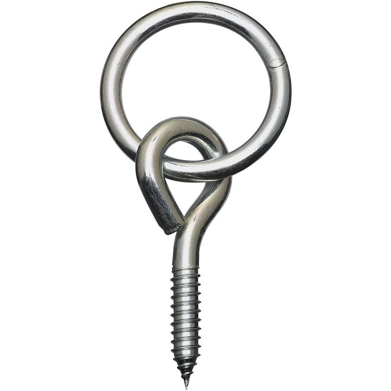 [Australia - AusPower] - National Hardware N220-657 2062BC Rings with Screw Eyes in Zinc plated 