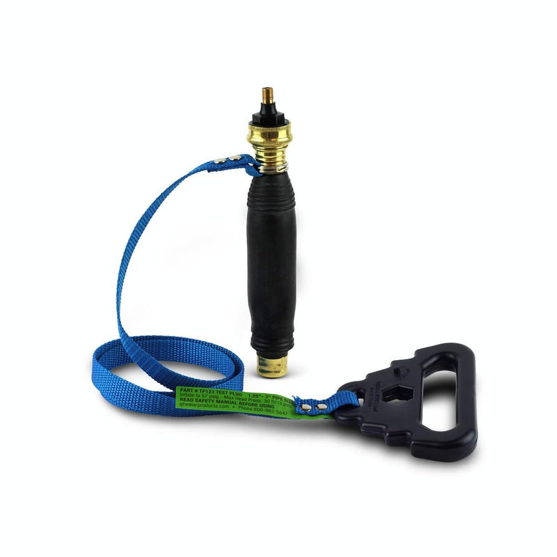 [Australia - AusPower] - TP123 Pneumatic Hydraulic Test Plug Inflatable with Air or Water, 1-1/4" to 3" Inch 1-1/4-Inch – 3-Inch 