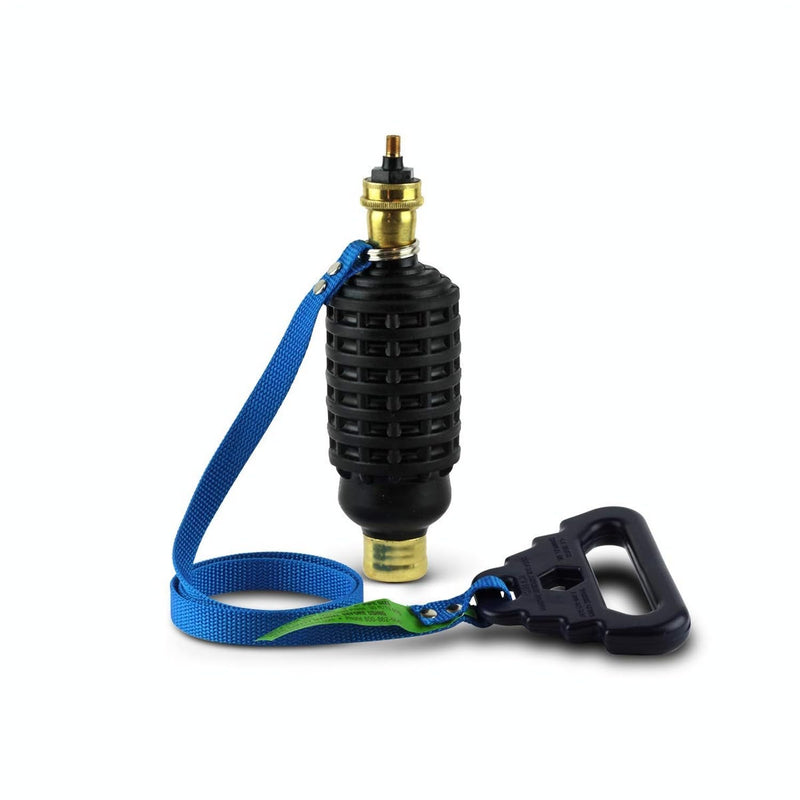 TP34 Waffle Body Pneumatic Hydraulic Test Plug Inflatable with Air or Water, 3 to 4 Inch
