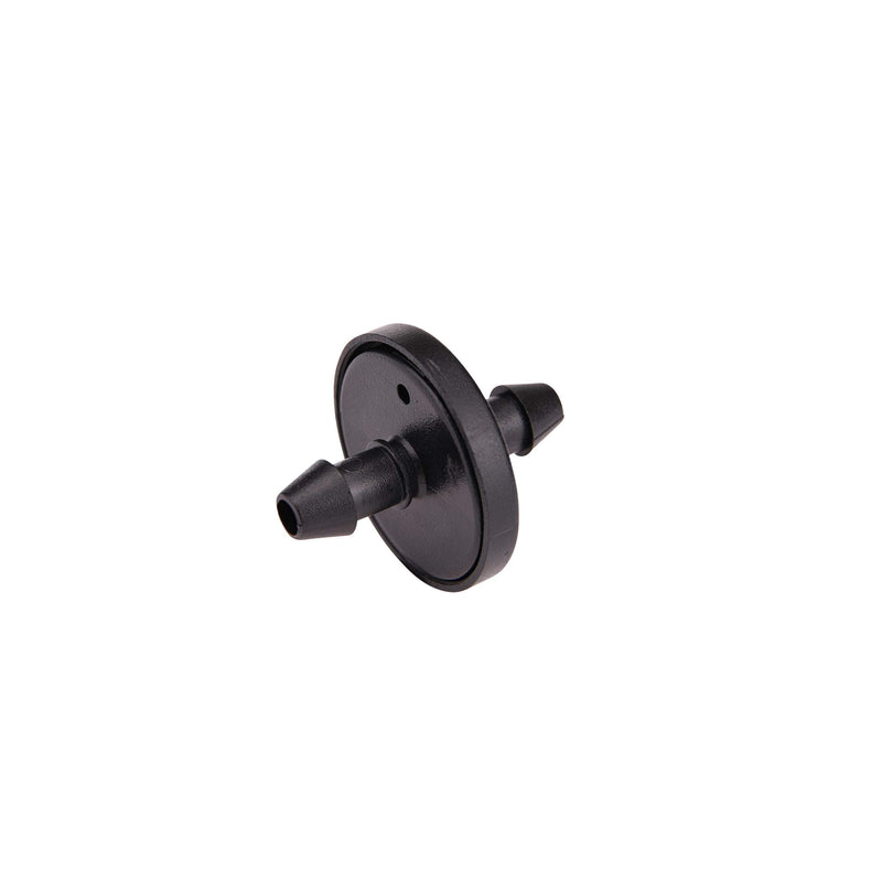 [Australia - AusPower] - Raindrip 117025B, 1 GPH Inline Dripper for Drip Irrigation Systems, 25-Pack, Drip Irrigation Emitters for Drip Irrigation Gardening Systems, Fits 1/4-Inch Suppy Tubing, Black 