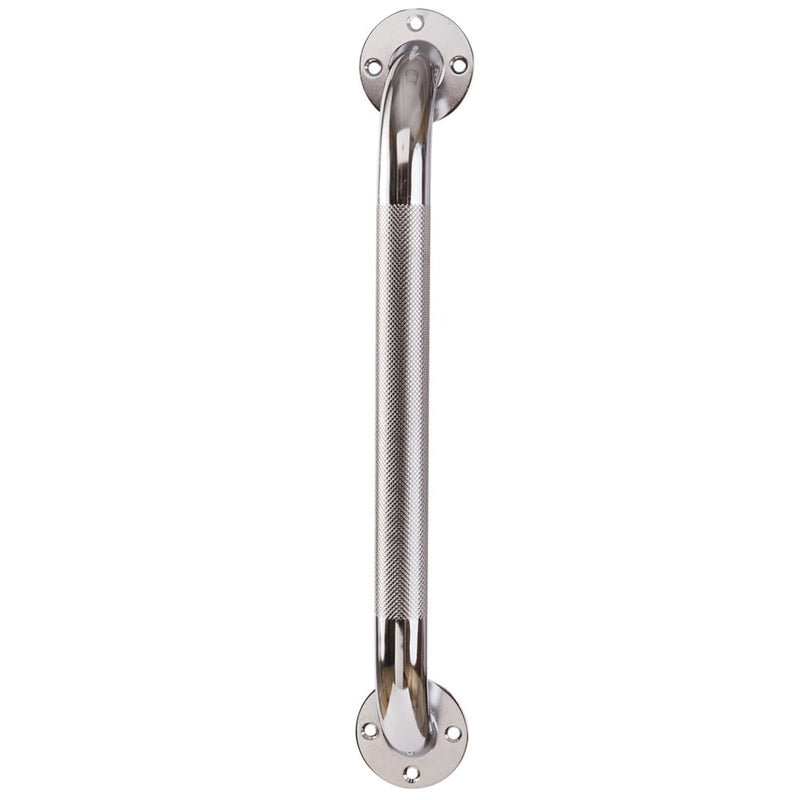 DMI Textured Grab Bars, Handicapped Grab Bars for Bathroom, Shower Rails, Grab Bar for Handicap and Elderly, Perfect for Bathroom Safety, Rust-Resistant Steel, 18", Silver, FSA & HSA Eligible 18 Inch