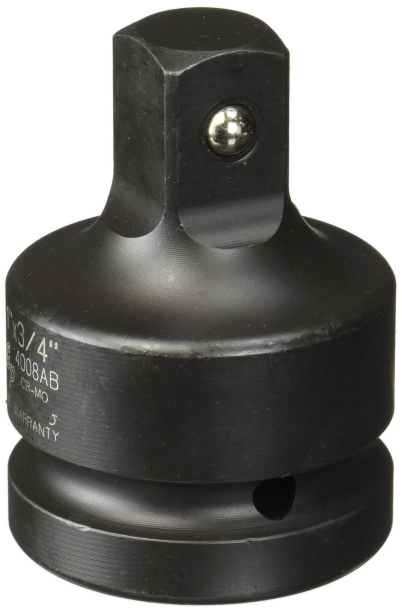 [Australia - AusPower] - Grey Pneumatic (4008AB) 1" Female x 3/4" Male Adapter Socket with Friction Ball 1" Female x 3/4" Male Adapter w/ Friction Ball 