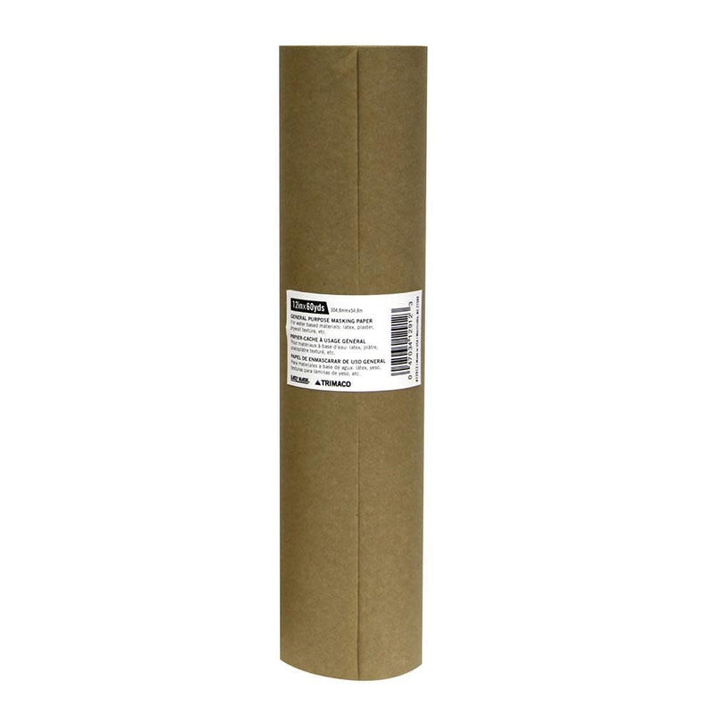 [Australia - AusPower] - Trimaco 12 in. x 180 ft. Brown General Purpose Masking Paper 12 in x 180-feet 