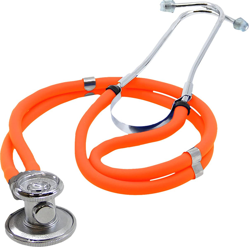 [Australia - AusPower] - Dixie Ems Sprague-Rappaport Type Two Tube Stethoscope – Orange 