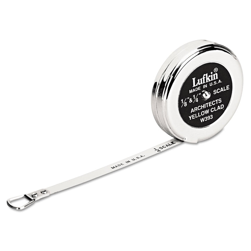 Crescent Lufkin 1/4" x 5' Architect's Pocket Scale - W393