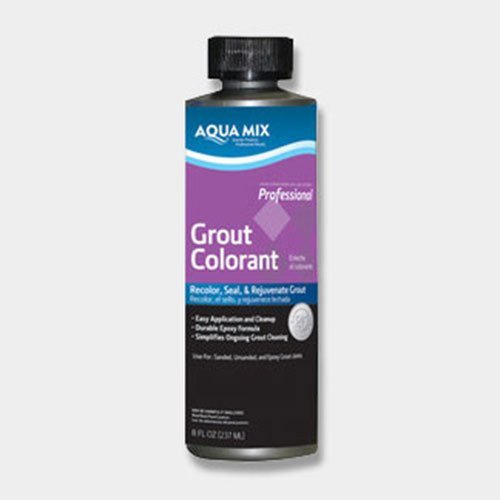 Aqua Mix Beige Grout Colorant 8 oz bottle for tile grout