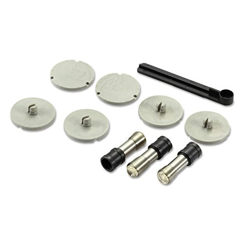 Bostitch Xtreme Duty adjustable hole punch replacement heads and disc kit, silver 03203 parts